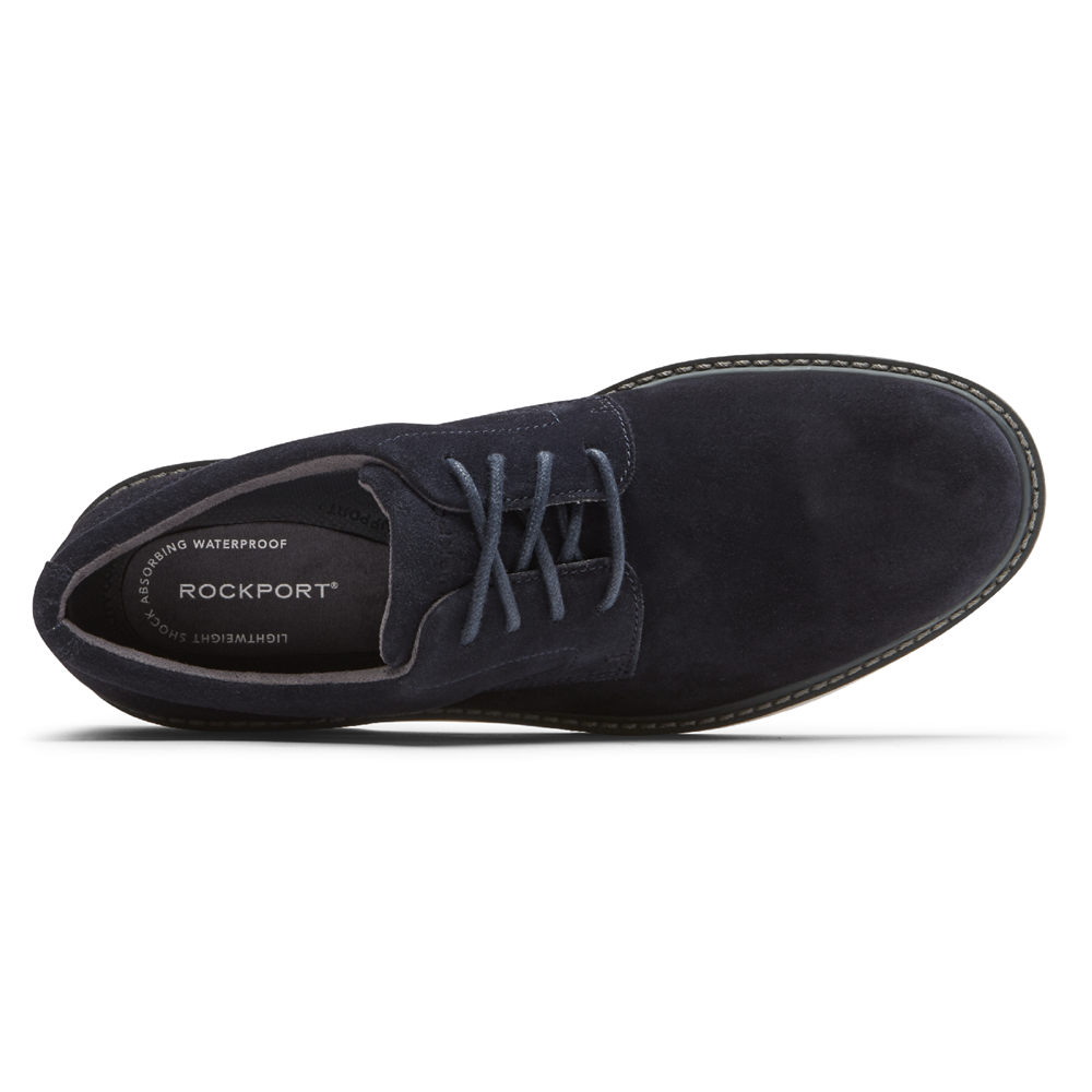 Rockport Oxfords Herre Marineblå - Charlee Waterproof Plain Toe - EJMY78123